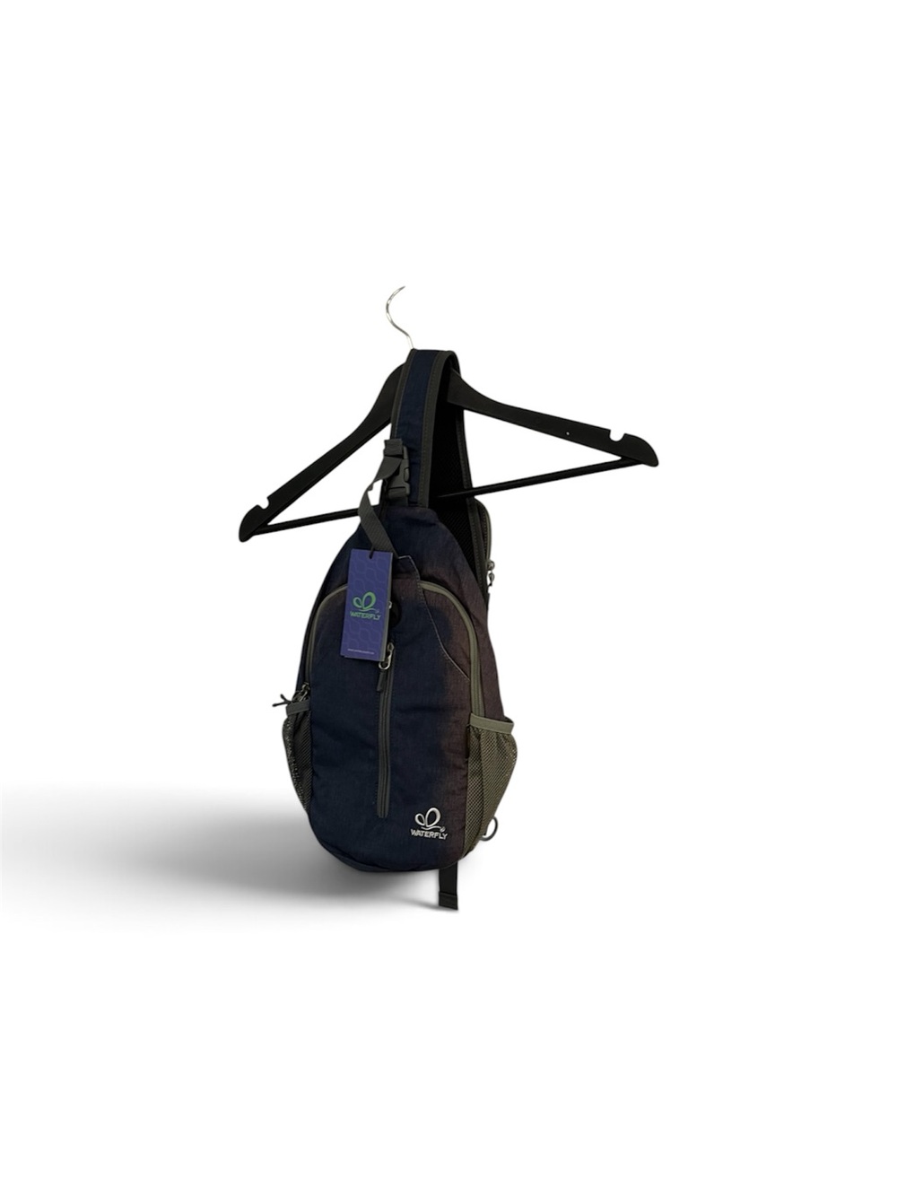Water fly Sling Backpack with Olive Accents new